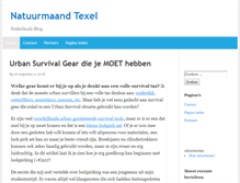 Tablet Screenshot of natuurmaandtexel.nl